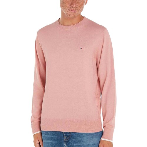 Textiel Heren Sweaters / Sweatshirts Tommy Hilfiger Mouline Organic Cott Roze
