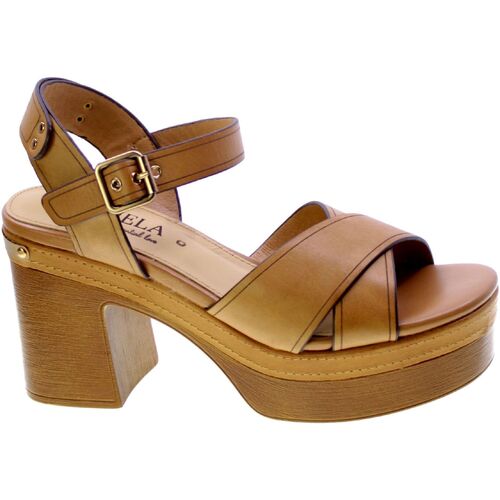 Schoenen Dames Sandalen / Open schoenen Carmela Sandalo Donna Cuoio 161380 Brown