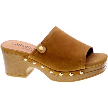 Schoenen Dames Sandalen / Open schoenen Carmela Sandalo Mules Donna Camel 161612 Beige