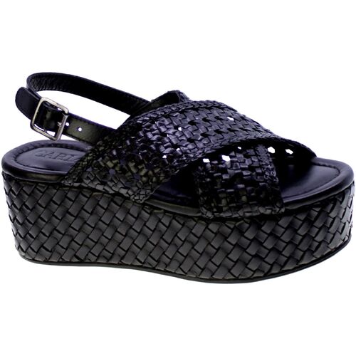 Schoenen Dames Sandalen / Open schoenen Carmela Sandalo Donna Nero 161638 Zwart