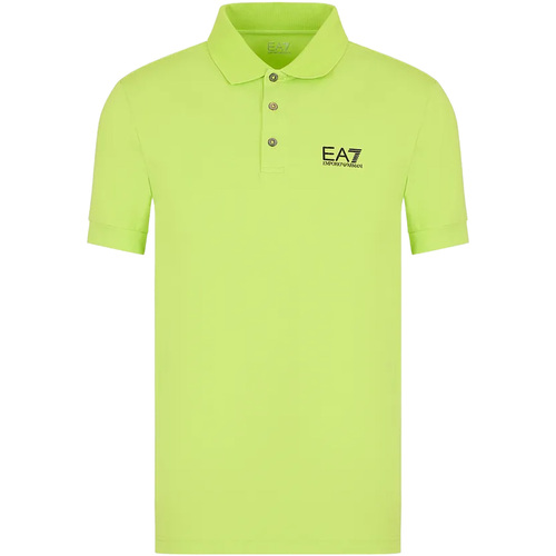 Textiel Heren T-shirts & Polo’s Emporio Armani EA7 Polo Geel