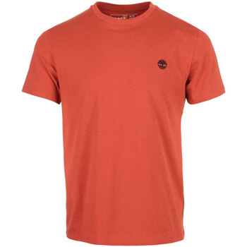 Textiel Heren T-shirts korte mouwen Timberland Short Sleeve Tee Orange