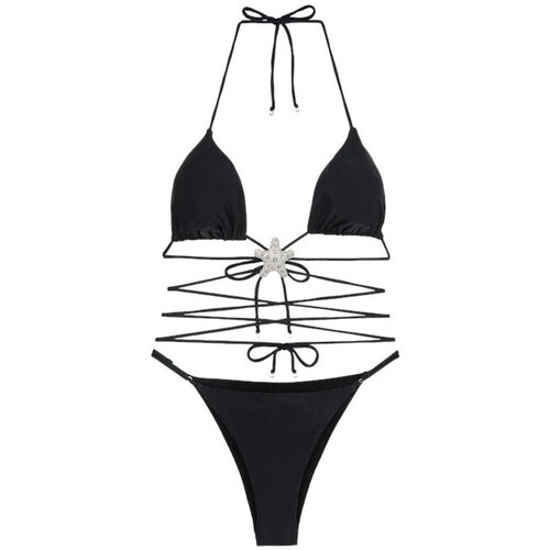 Textiel Dames Bikini's F * * K Bikini Donna Nero Fk24-0300bk Zwart