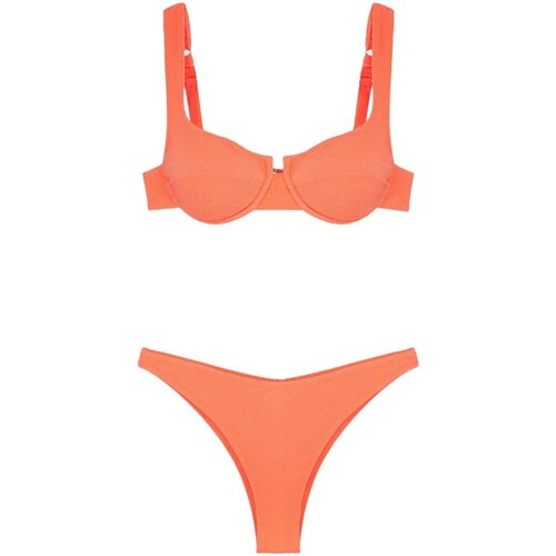 Textiel Dames Bikini's F * * K Bikini Donna Corallo Fk-v007fc Orange