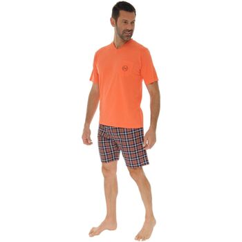 Textiel Heren Pyjama's / nachthemden Christian Cane HYDAS Orange
