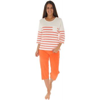 Textiel Dames Pyjama's / nachthemden Christian Cane GENTIANE Orange