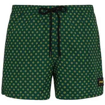 Textiel Heren Korte broeken / Bermuda's F * * K Shorts Uomo Fantasia Micro Pattern Fk24-2070x03 Groen