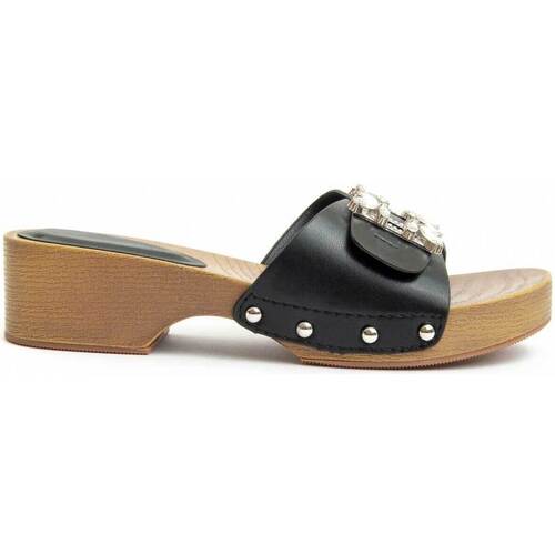 Schoenen Dames Sandalen / Open schoenen Leindia 90337 Zwart