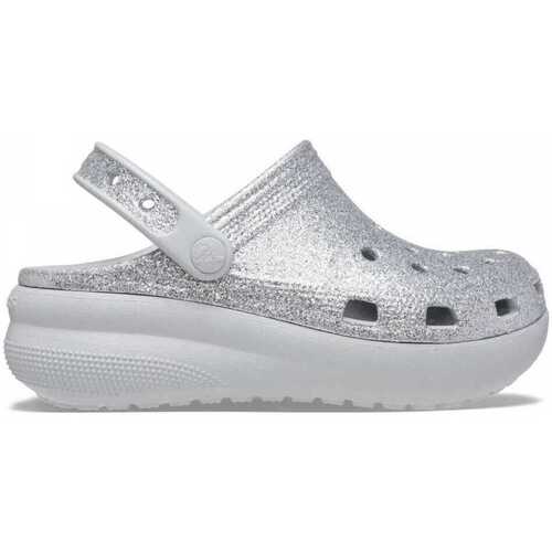 Schoenen Kinderen Sandalen / Open schoenen Crocs Cutie crush glitter clog k Beige
