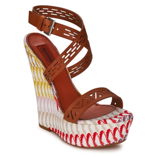 Schoenen Dames Sandalen / Open schoenen Missoni XM015 Brown / Multicolour