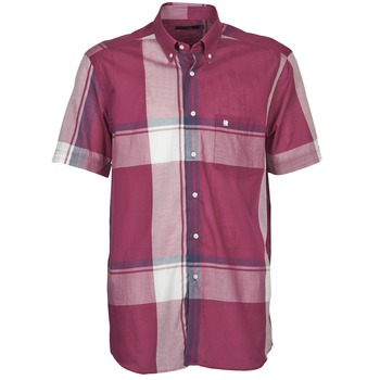 Textiel Heren Overhemden korte mouwen Pierre Cardin 538536226-860 Mauve / Violet