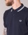 Textiel Heren Polo's korte mouwen Fred Perry SLIM FIT TWIN TIPPED Marine / Wit