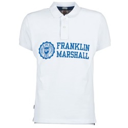 Textiel Heren Polo's korte mouwen Franklin & Marshall AYLEN Wit