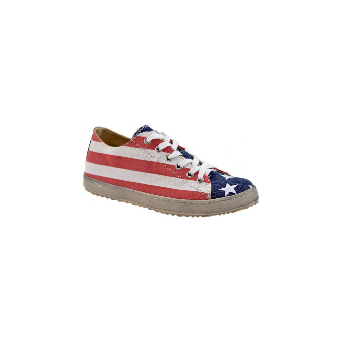 Schoenen Dames Sneakers F. Milano USA Flag  Low Other