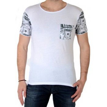 Textiel Heren T-shirts korte mouwen Japan Rags 50596 Wit