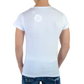 Textiel Jongens T-shirts korte mouwen Eleven Paris 39415 Wit