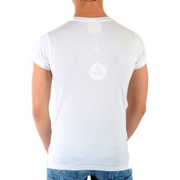 Textiel Jongens T-shirts korte mouwen Eleven Paris 42688 Wit