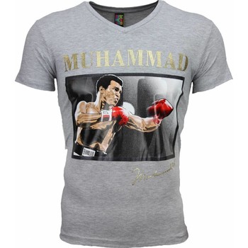 Textiel Heren T-shirts korte mouwen Local Fanatic Muhammad Ali Glossy Print Grijs
