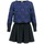 Textiel Dames Korte jurken Manoush GIRANDOLINE Zwart / Blauw