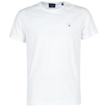 Textiel Heren T-shirts korte mouwen Gant THE ORIGINAL T-SHIRT Wit