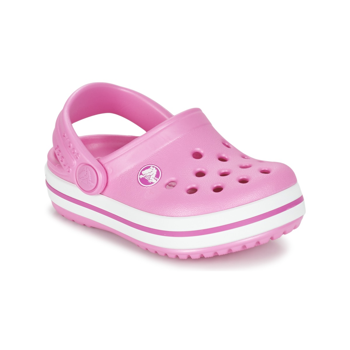 Schoenen Meisjes Klompen Crocs Crocband Clog Kids Roze