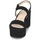 Schoenen Dames Sandalen / Open schoenen Marc Jacobs LILLYS WEDGE Zwart