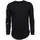 Textiel Heren Sweaters / Sweatshirts Justing D Numbered Pocket Long Fit Zwart