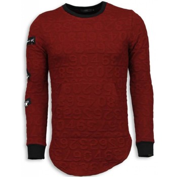 Textiel Heren Sweaters / Sweatshirts Justing D Numbered Pocket Long Fit Rood