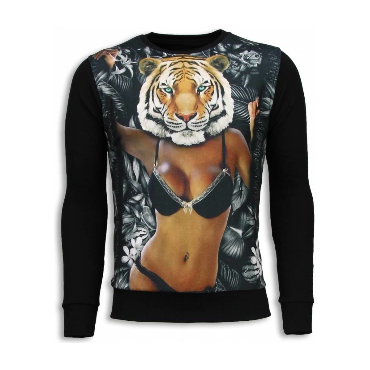 Textiel Heren Sweaters / Sweatshirts Local Fanatic Tiger Chick Zwart