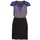 Textiel Dames Korte jurken Naf Naf LYFAN Zwart / Grijs / Blauw