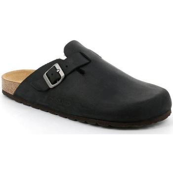 Schoenen Heren Leren slippers Grunland DSG-CB7034 Zwart
