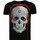 Textiel Heren T-shirts korte mouwen Local Fanatic Skull Bring The Beat Rhinestone Zwart