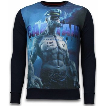 Textiel Heren Sweaters / Sweatshirts Local Fanatic The Sailor Man Digital Rhinestone Zwart