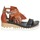 Schoenen Dames Sandalen / Open schoenen Airstep / A.S.98 YVES Brown / Zwart