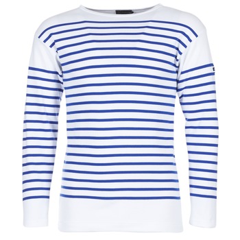 Textiel Heren T-shirts met lange mouwen Armor Lux DISJON Wit / Blauw