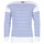 Textiel Heren T-shirts met lange mouwen Armor Lux DISJON Wit / Blauw