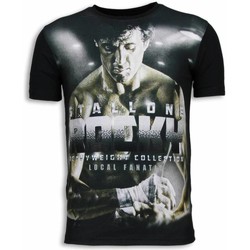 Textiel Heren T-shirts korte mouwen Local Fanatic Rocky Heavyweight Digital Zwart