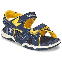 Schoenen Kinderen Sandalen / Open schoenen Timberland ADVENTURE SEEKER 2-STRAP SANDAL Blauw