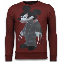 Textiel Heren Sweaters / Sweatshirts Local Fanatic Bad Mouse Rhinestone Rood