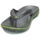 Schoenen Slippers Crocs CROCBAND FLIP Zwart / Groen