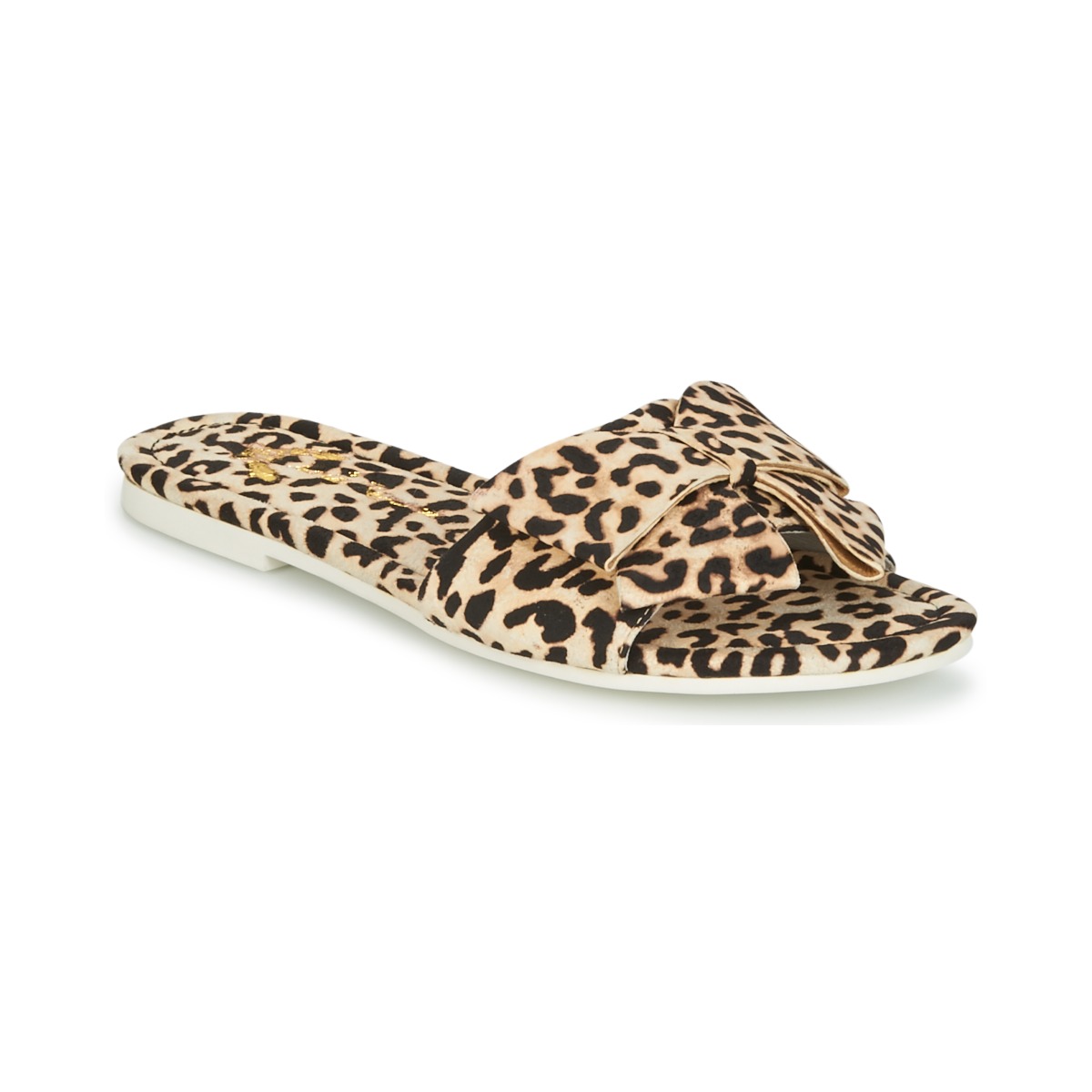 Schoenen Dames Leren slippers Lola Ramona COCCO Leopard