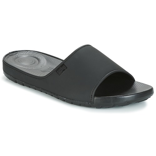 Schoenen Heren Sandalen / Open schoenen FitFlop LIDO SLIDE SANDALS  zwart