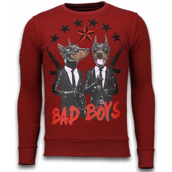 Textiel Heren Sweaters / Sweatshirts Local Fanatic Bad Boys Rhinestone Rood