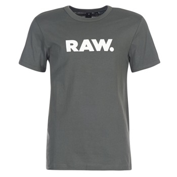 Textiel Heren T-shirts korte mouwen G-Star Raw HOLORN R T S/S Grijs