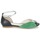 Schoenen Dames Sandalen / Open schoenen Betty London INALI Zwart / Zilver / Groen