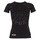 Textiel Dames T-shirts korte mouwen Philipp Plein Sport FORMA LINEA Zwart
