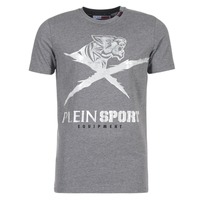 Textiel Heren T-shirts korte mouwen Philipp Plein Sport BORIS Grijs / Zilver