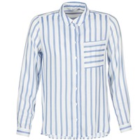 Textiel Dames Overhemden Only CANDY Wit / Blauw