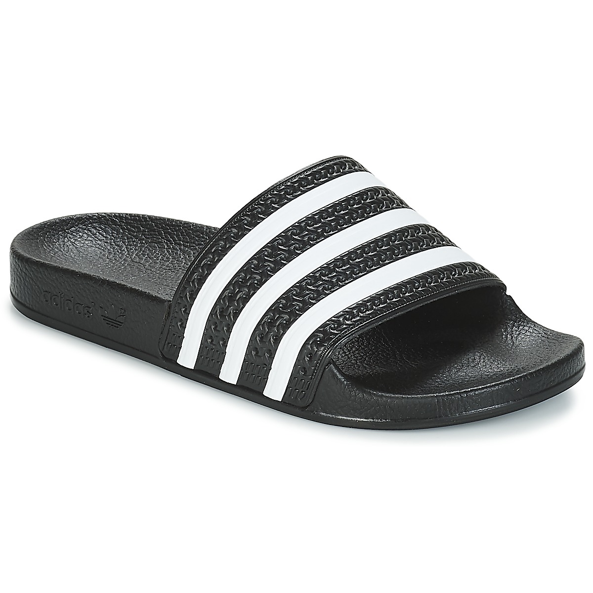 Schoenen Slippers adidas Originals ADILETTE Zwart / Wit