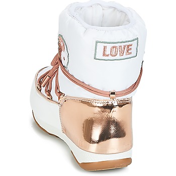 Moon Boot PEACE & LOVE WP Wit / Roze / Gold